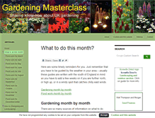 Tablet Screenshot of gardeningmasterclass.co.uk